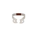 Fiesta Rubber Dam Clamp Wingless W2 Brown