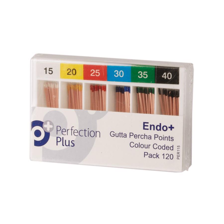 Endo+ Gutta Percha Points Colour Coded Dental & Chiropody Products